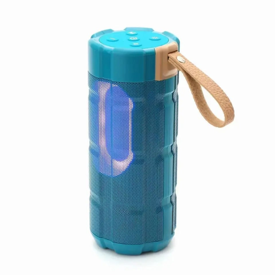 LED Bluetooth Speaker Sky Sparkle. Compact and lightweight design. 6 hours of non-stop music. Elegant design, variety of flashing LED lights in different colors follow the melody. Hi-Fi speaker, clear, bright sound.